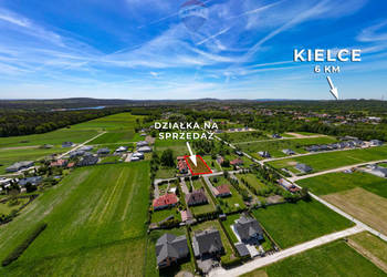 Działka budowlana 1302 m², media, szkoły, natura.