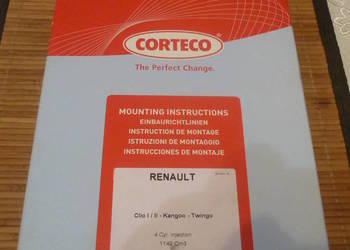 Komplet śrub głowicy Renault 1,2 L 10 szt. 7700107044