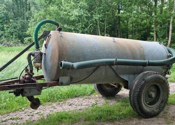 Beczkowóz wóz asenizacyjny do wody szamba hydraulicznie otwierany