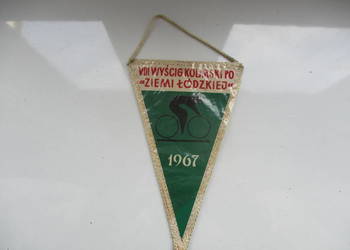 proporczyk 8 wyścig kolarski po ziemi łódzkiej z 1967roku