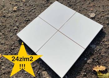Wyprzedaż !! Płytki Ścienne Biały Połysk 20x20 już za 24złm2