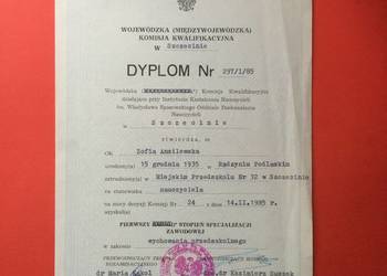 ( 1841 ) Dyplom o Uzyskaniu Specjalizacji, Ansilewska ( 1841 ) Dyplom o Uzyskaniu Specjalizacji, Ansilewska