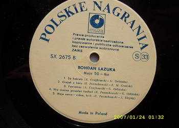 . LP ,pop  BOHDAN ŁAZUKA--  PLYTY WINYLOWE. .