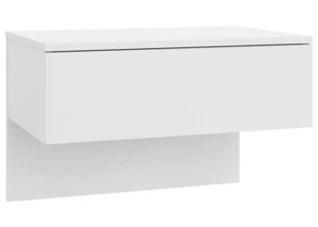 Szafka nocna ścienna biała WM-810935