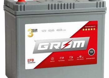 Akumulator 45Ah/460A  Grom Efb Start&stop Japan Lewy PLUS