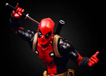 Figurka Statyczna Deadpool | Żywica | 14 cm | Marvel Comics