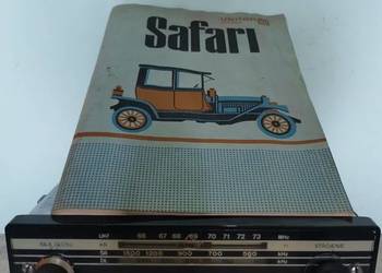 Stare Radio samochodowe Safari 2 z czasów PRL u. FIAT Warszawa