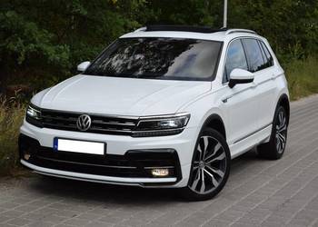 VOLKSWAGEN TIGUAN TDI 190KM 4MOTION R-LINE SALON POLSKA Bezwypadkowy serwis
