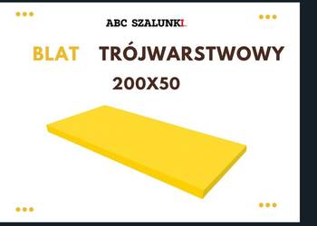 Blat trójwarstwowy 200 x 50 okuwany strop szalunki Blat trójwarstwowy 200 x 50 okuwany strop szalunki