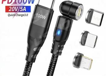 Kabel magnetyczny do ładowania 100W 5A