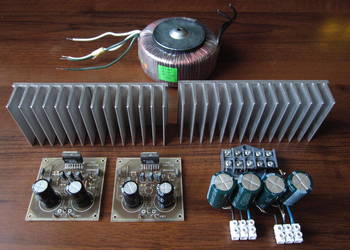 TDA7294. Transformator. Zasilanie. Wzmacniacz DIY. Prawie gotowy!