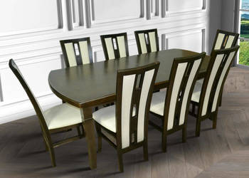 Stół Dębowy KLOZE PLUS + 6 krzeseł PAKO