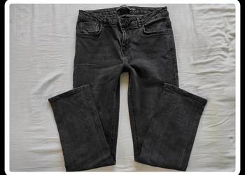 LWC jeans czarne spodnie damskie 42 XL