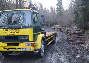 DAF FN55 leyland 180k pomoc drogowa pojazd specjalny ładowność 10t hds4.5t