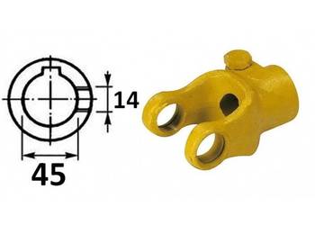 Widłak maszynowy ze śrubą ściskającą, 45mm 10027