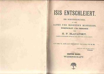 (758) ISIS ENTESCHLEIERT. EIN MEISTERSCHLUSSEL ZU DEN ALTEN 