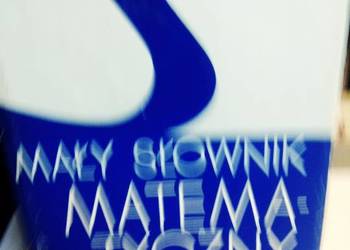 Mały słownik matematyczny unikatowe książki antykwariat