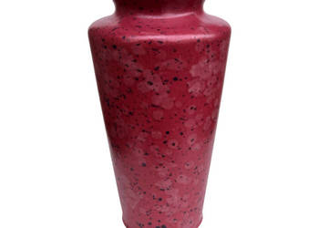 Bordowy, ceramiczny wazon MF Design, Niemcy lata 80. Bordowy, ceramiczny wazon MF Design, Niemcy lata 80.