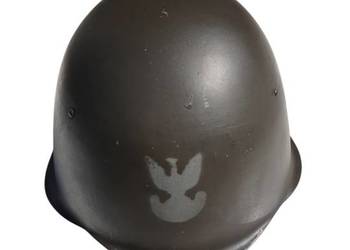 Stary oryginalny Wojska Polskiego hełm stalowy sygna KZWM 1954 antyk unikat