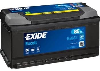 Akumulator 85Ah 760A EN Exide Excell  PRAWY PLUS