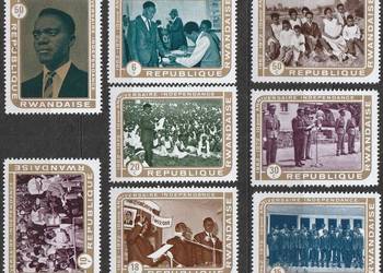 RWANDA - 10 ROCZNICA NIEPODLEGŁOŚCI - 1972 - CZYSTE **