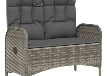 vidaXL Rozkładana ławka ogrodowa, poduszki,(SKU:319893)