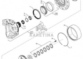 New Holland T6090 T6070 Łoźysko rolkowe stoźkowe 139.7mm id x 215.9mm od x…