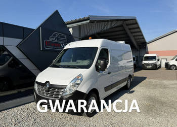Renault Master średniak L2H2 3 osobowy blaszak pełna opcja regały 130KM