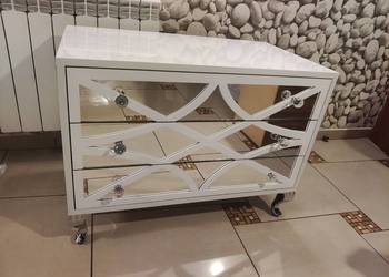 Szafka nocna, nakastlik, wysoki polysk