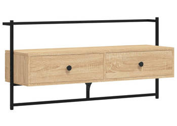 Szafka pod telewizor ścienna dąb sonoma 1005x30x51 cm WM-833459