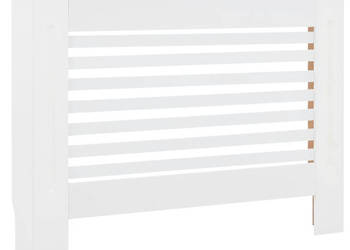 Osłony na kaloryfer 2 szt. białe 112x19x815 cm MDF WM-3051374