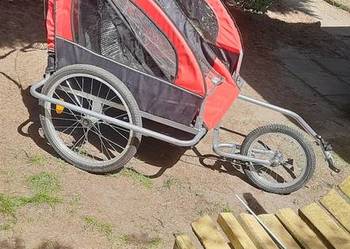 Przyczepka rowerowa 2os. jak nowa
