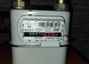 Licznik miechowy gazu firmy Apator