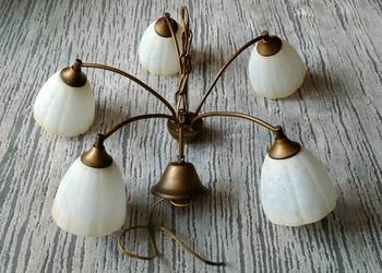 Lampa Sufitowa Wisząca żyrandol 5x60W E27