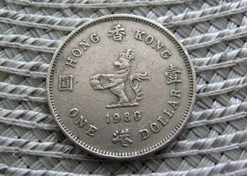 Hong Kong Brytyjski 1 Dolar1980r