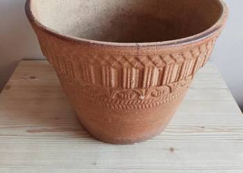 Donica doniczka ceramiczna gliniana fi 33,6 cm