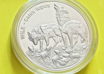 Moneta srebrna 20 zł 1999 Wilk