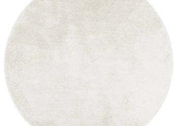 Dywan OVIEDO z krótkim włosiem kremowy Ø 120 cm WM-375523