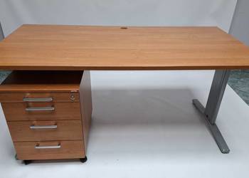 Zestaw mebli Wuteh olcha (biurko 160x80 + kontener) - duża ilość