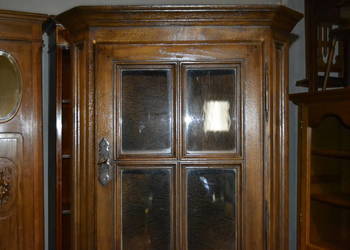 witryna /szafka narożna .lity dąb