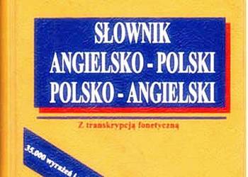 SŁOWNIK Angielsko-Polski / Polsko-Angielski z transkrypcją M