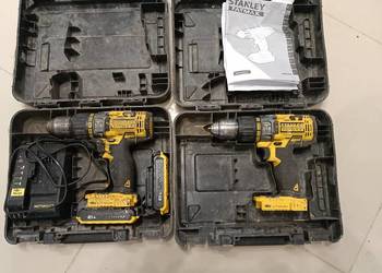 Wkrętarka Stanley Fatmax 2 x 18v bateria ładowarka 2 x body udar