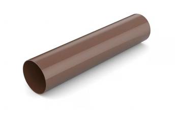 Bryza PVC Rura Spustowa fi 63 4 m brązowa
