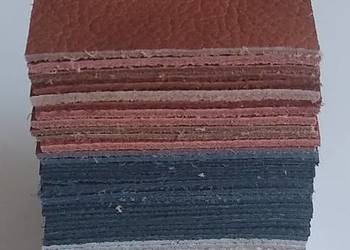 Skóra Kwadrat 6 x 6 cm (50 sztuk) Licowa Włoska Mix kolorów (nr 14)