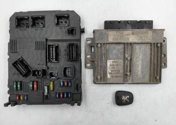 Sterownik Silnika Peugeot 206 1.4 8v KFW 9647759680 9644625680 ZESTAW