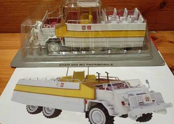 STAR 660 M2 PAPAMOBILE deagostini 1:43 Kultowe ciężarówki PRL autobusy