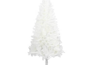 Sztuczna choinka z realistycznymi igłami biała 240 cm WM-321025