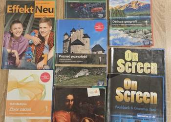 Książki klasa 1 szkoła średnia zestaw lub osobno