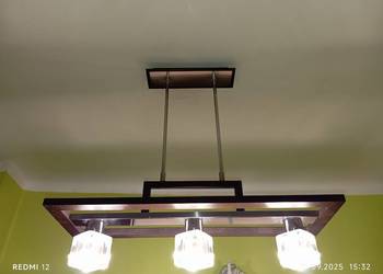 Lampa wisząca sufitowa na trzy żarówki
