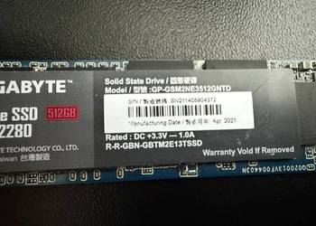 Dysk m.2 PCIe Gigabyte 512GB (GP-GSM2NE3512GNTD) 1700/1550MB/s